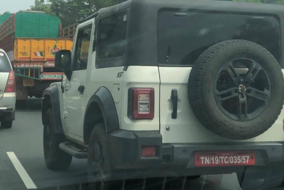 Second-gen Mahindra Thar Spied In Two New Colours