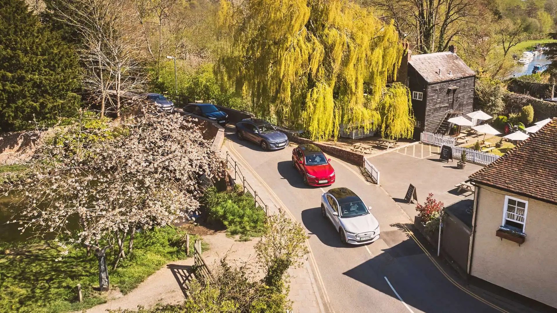 Ford Mustang Mach-E Tries To Convert Fordwich To EVs